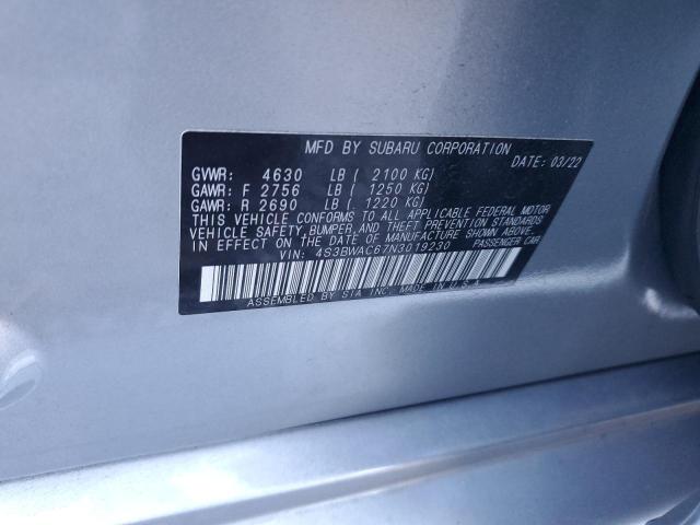 Photo 11 VIN: 4S3BWAC67N3019230 - SUBARU LEGACY PRE 