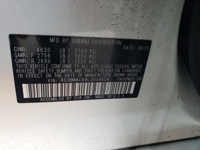 Photo 11 VIN: 4S3BWAC68L3034624 - SUBARU LEGACY PRE 