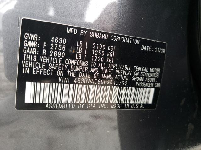 Photo 11 VIN: 4S3BWAC69L3012762 - SUBARU LEGACY PRE 