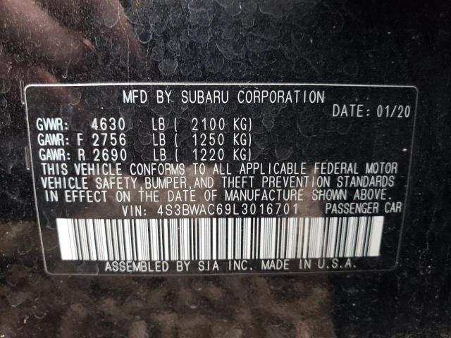 Photo 9 VIN: 4S3BWAC69L3016701 - SUBARU LEGACY PRE 