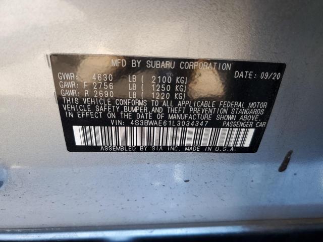 Photo 12 VIN: 4S3BWAE61L3034347 - SUBARU LEGACY 