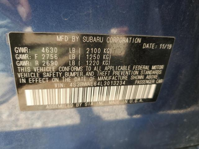 Photo 11 VIN: 4S3BWAE64L3013234 - SUBARU LEGACY PRE 