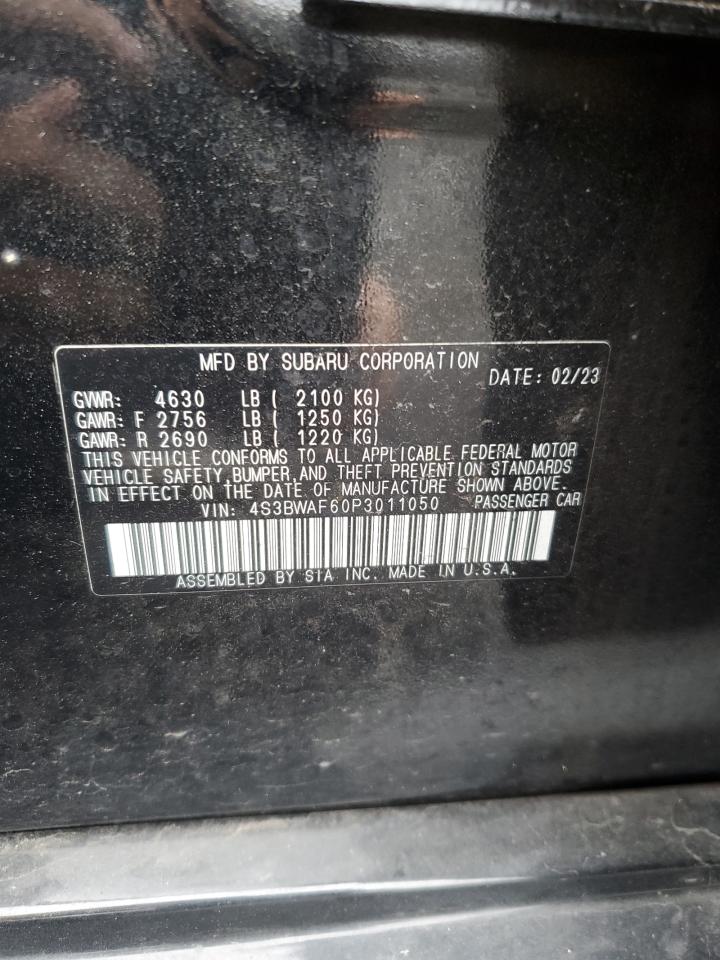 Photo 11 VIN: 4S3BWAF60P3011050 - SUBARU LEGACY 