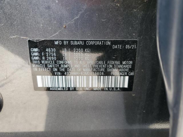 Photo 9 VIN: 4S3BWAF62M3019808 - SUBARU LEGACY PRE 