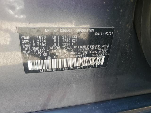 Photo 11 VIN: 4S3BWAF62M3020571 - SUBARU LEGACY PRE 