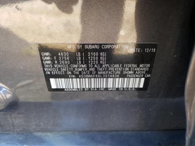 Photo 9 VIN: 4S3BWAF66L3014836 - SUBARU LEGACY 