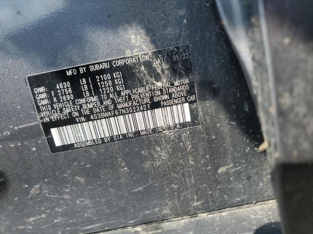 Photo 11 VIN: 4S3BWAF67N3023421 - SUBARU LEGACY 