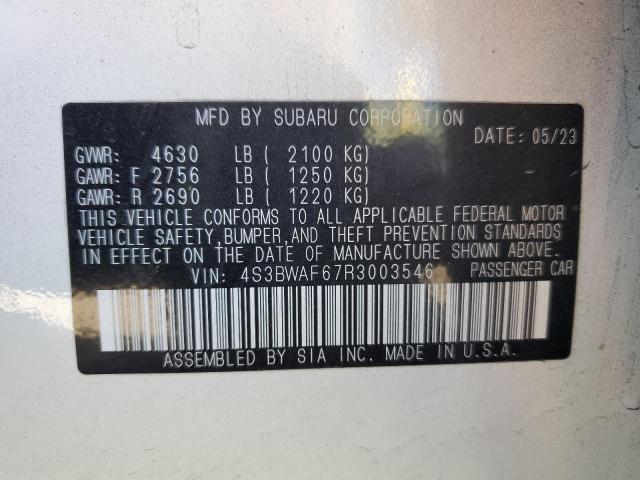 Photo 11 VIN: 4S3BWAF67R3003546 - SUBARU LEGACY PRE 