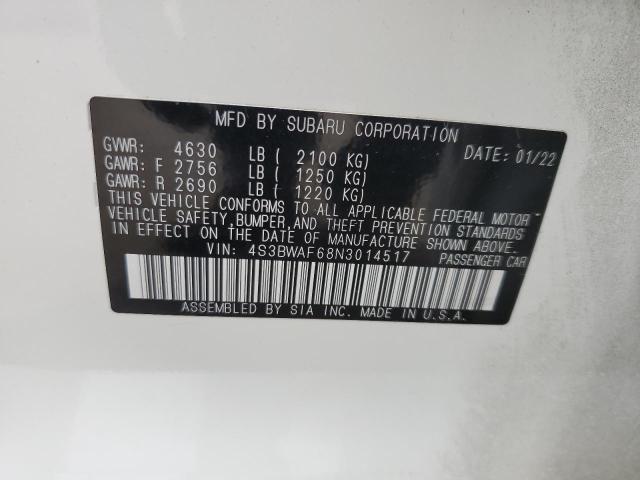 Photo 11 VIN: 4S3BWAF68N3014517 - SUBARU LEGACY 