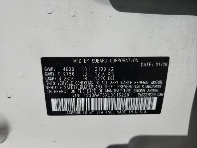 Photo 9 VIN: 4S3BWAF6XL3016220 - SUBARU LEGACY SPO 