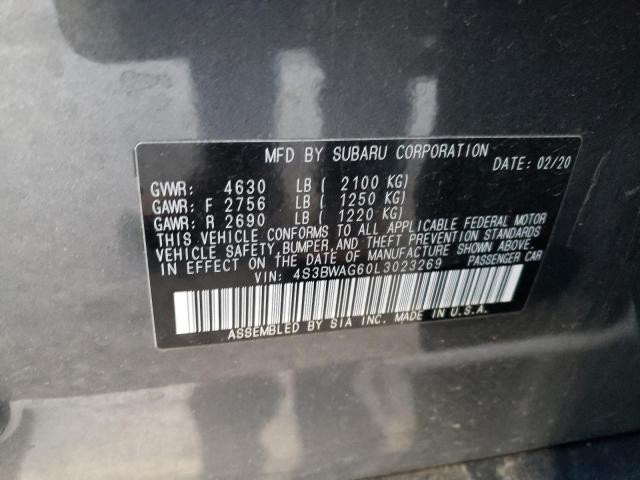 Photo 9 VIN: 4S3BWAG60L3023269 - SUBARU LEGACY SPO 