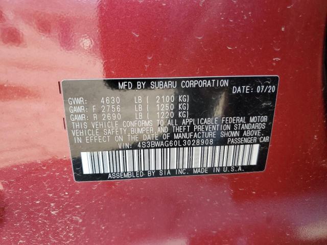 Photo 12 VIN: 4S3BWAG60L3028908 - SUBARU LEGACY SPO 