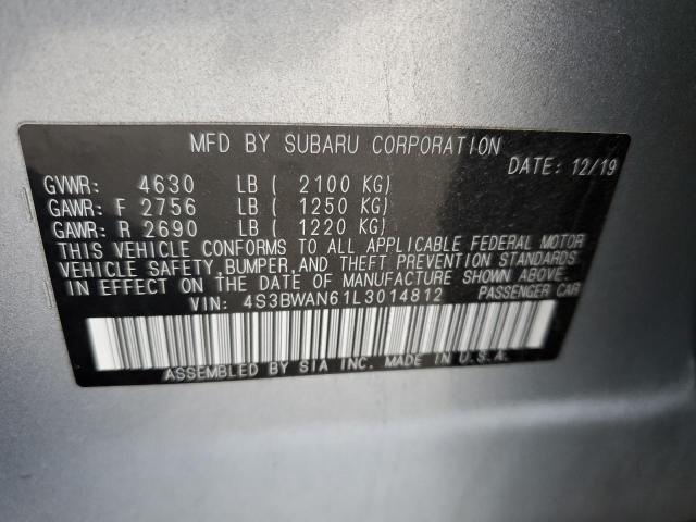 Photo 11 VIN: 4S3BWAN61L3014812 - SUBARU LEGACY LIM 