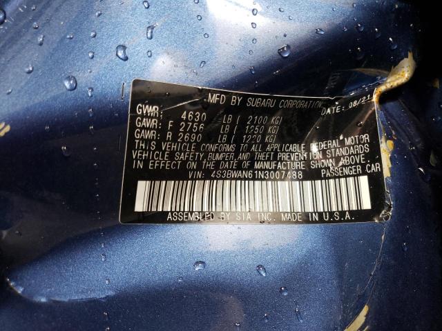 Photo 12 VIN: 4S3BWAN61N3007488 - SUBARU LEGACY LIM 