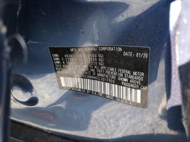 Photo 9 VIN: 4S3BWAN62L3017900 - SUBARU LEGACY LIM 