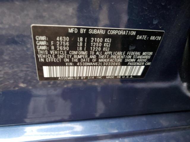 Photo 11 VIN: 4S3BWAN62L3033045 - SUBARU LEGACY LIM 