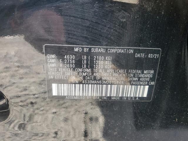 Photo 12 VIN: 4S3BWAN63M3015848 - SUBARU LEGACY LIM 