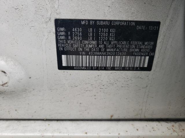 Photo 11 VIN: 4S3BWAN63N3012630 - SUBARU LEGACY 