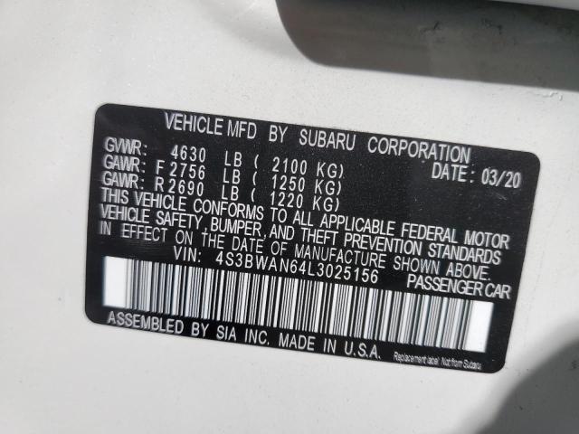 Photo 11 VIN: 4S3BWAN64L3025156 - SUBARU LEGACY LIM 