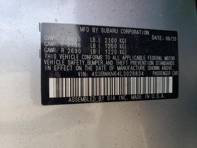 Photo 11 VIN: 4S3BWAN64L3028834 - SUBARU LEGACY LIM 