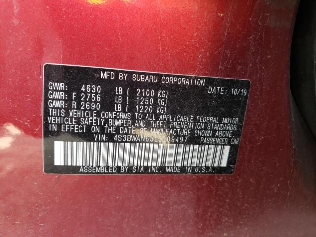 Photo 12 VIN: 4S3BWAN65L3009497 - SUBARU LEGACY LIM 