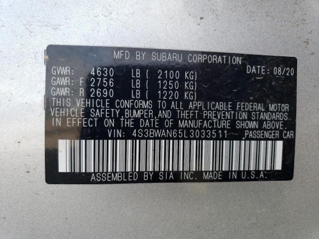 Photo 12 VIN: 4S3BWAN65L3033511 - SUBARU LEGACY 