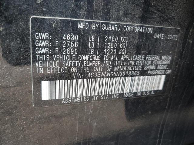 Photo 12 VIN: 4S3BWAN65N3018865 - SUBARU LEGACY LIM 