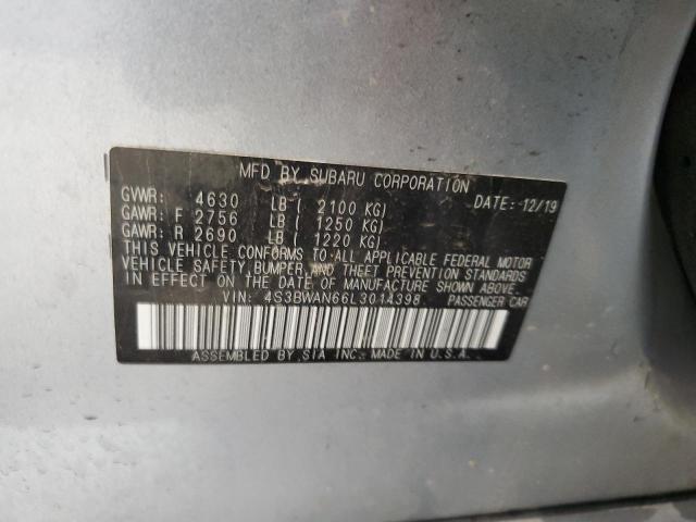 Photo 12 VIN: 4S3BWAN66L3014398 - SUBARU LEGACY 