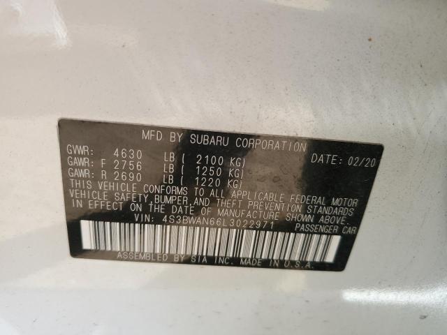 Photo 11 VIN: 4S3BWAN66L3022971 - SUBARU LEGACY LIM 