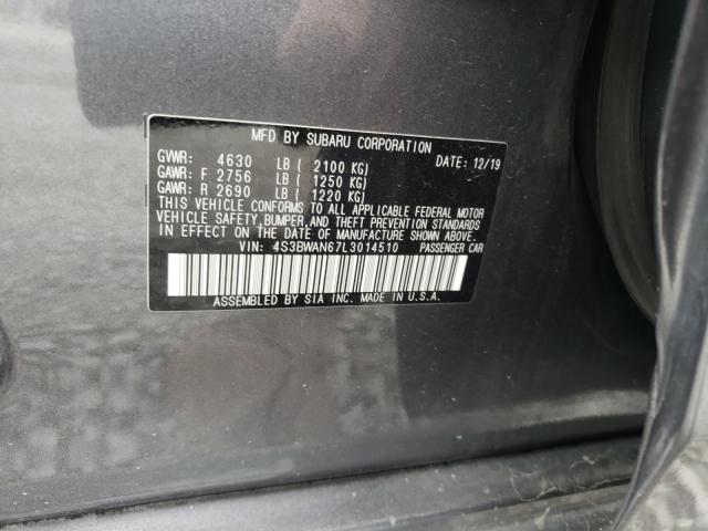 Photo 9 VIN: 4S3BWAN67L3014510 - SUBARU LEGACY LIM 