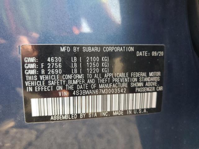 Photo 11 VIN: 4S3BWAN67M3003542 - SUBARU LEGACY LIM 