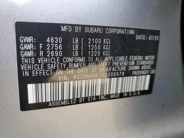 Photo 12 VIN: 4S3BWAN67R3006979 - SUBARU LEGACY LIM 