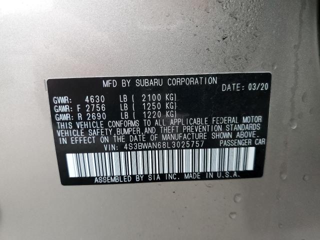 Photo 12 VIN: 4S3BWAN68L3025757 - SUBARU LEGACY LIM 