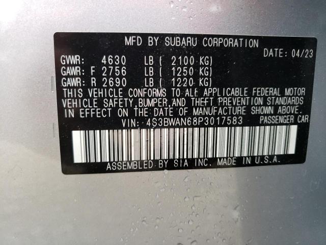 Photo 11 VIN: 4S3BWAN68P3017583 - SUBARU LEGACY 