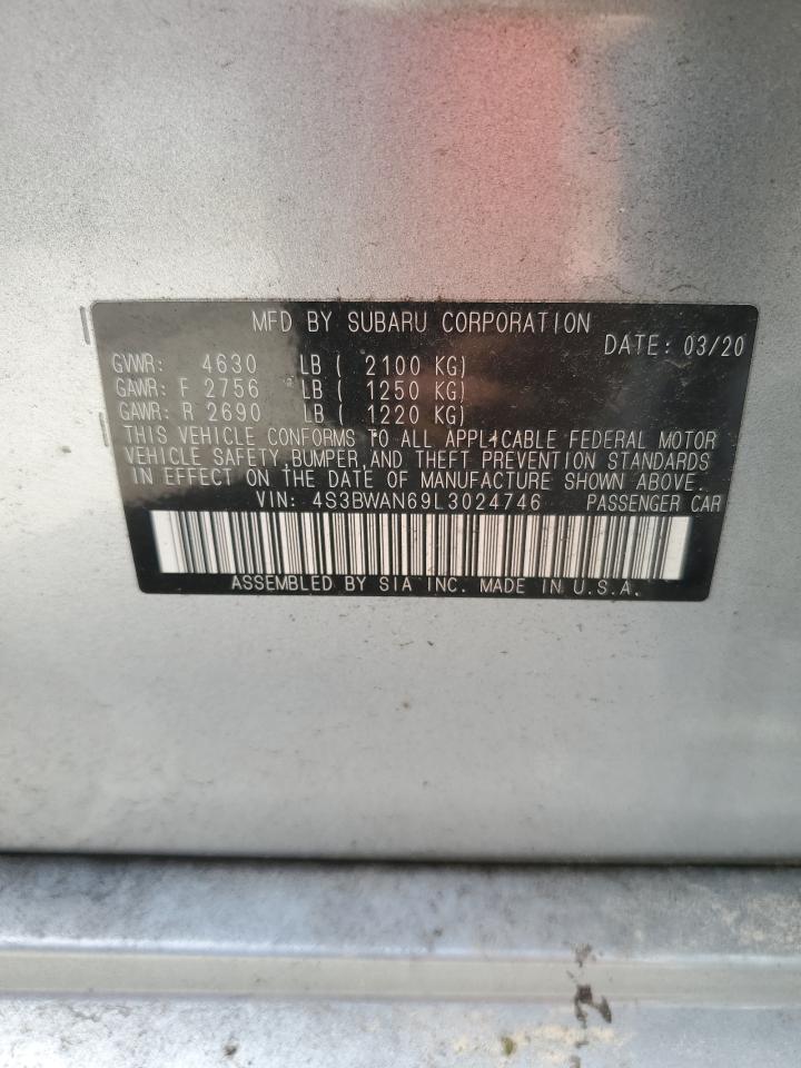 Photo 12 VIN: 4S3BWAN69L3024746 - SUBARU LEGACY 