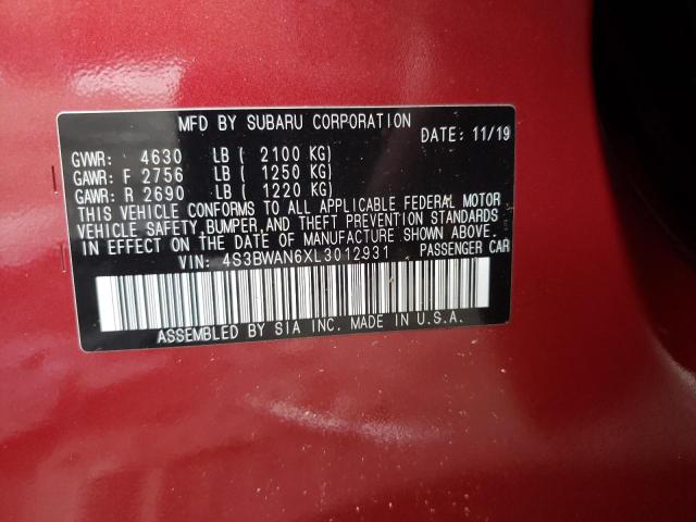 Photo 11 VIN: 4S3BWAN6XL3012931 - SUBARU LEGACY 