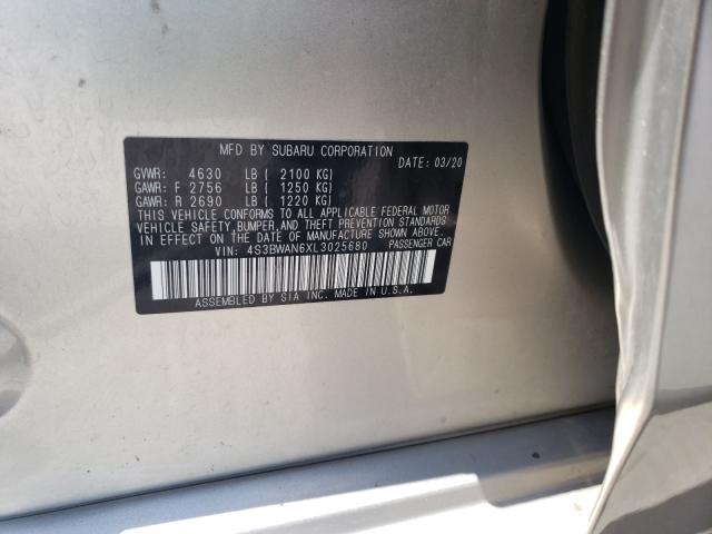 Photo 9 VIN: 4S3BWAN6XL3025680 - SUBARU LEGACY LIM 