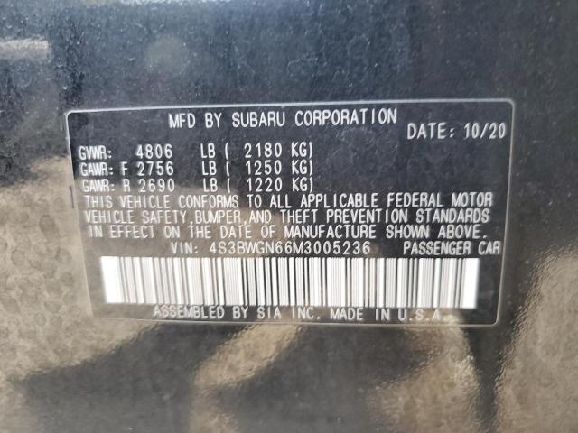 Photo 11 VIN: 4S3BWGN66M3005236 - SUBARU LEGACY LIM 