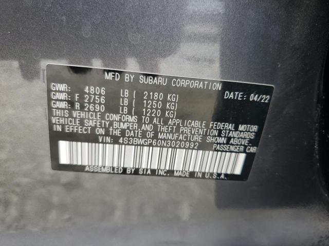 Photo 12 VIN: 4S3BWGP60N3020992 - SUBARU LEGACY TOU 