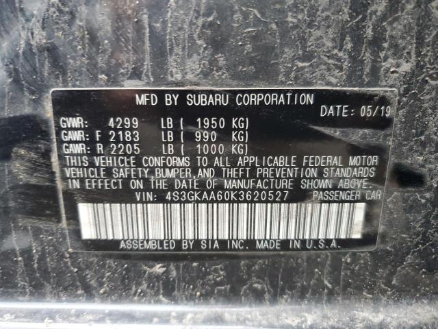 Photo 11 VIN: 4S3GKAA60K3620527 - SUBARU IMPREZA 