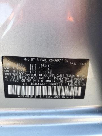 Photo 11 VIN: 4S3GKAA66J3606839 - SUBARU IMPREZA 