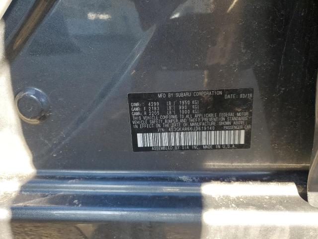 Photo 11 VIN: 4S3GKAA66J3619140 - SUBARU IMPREZA 