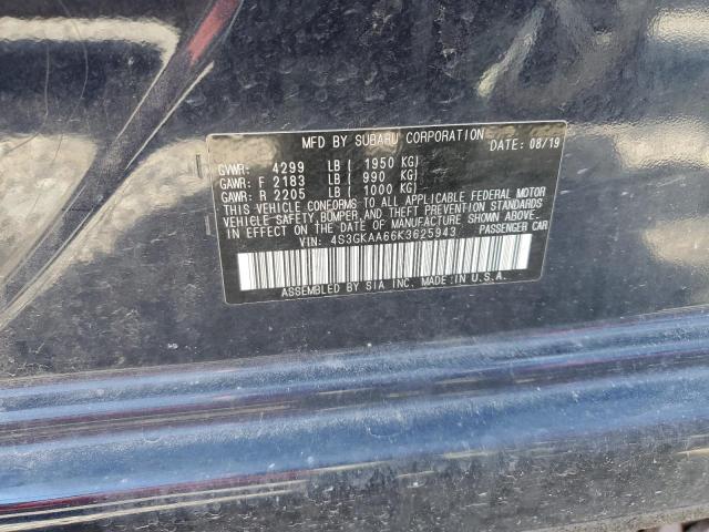 Photo 11 VIN: 4S3GKAA66K3625943 - SUBARU IMPREZA 