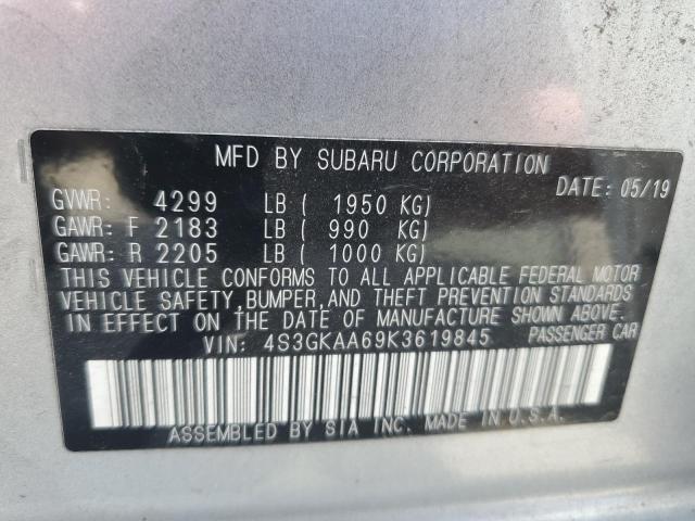 Photo 11 VIN: 4S3GKAA69K3619845 - SUBARU IMPREZA 