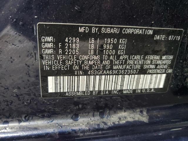 Photo 11 VIN: 4S3GKAA69K3623507 - SUBARU IMPREZA 