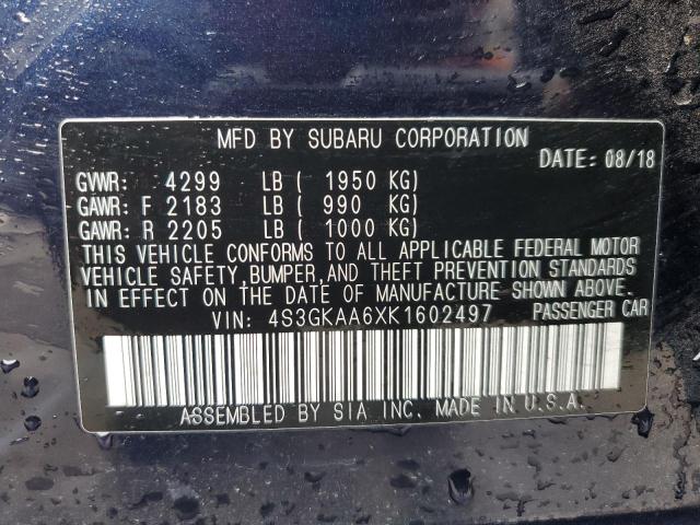 Photo 11 VIN: 4S3GKAA6XK1602497 - SUBARU IMPREZA 