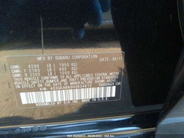 Photo 8 VIN: 4S3GKAB60H3624813 - SUBARU IMPREZA 