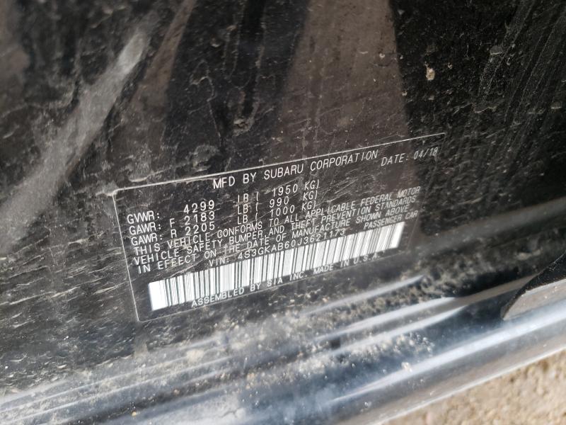 Photo 9 VIN: 4S3GKAB60J3621173 - SUBARU IMPREZA PR 