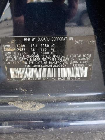 Photo 11 VIN: 4S3GKAB60L3602934 - SUBARU IMPREZA 