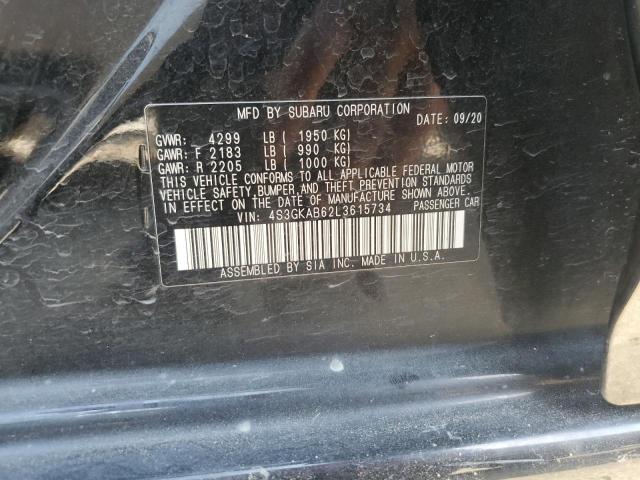 Photo 11 VIN: 4S3GKAB62L3615734 - SUBARU IMPREZA 